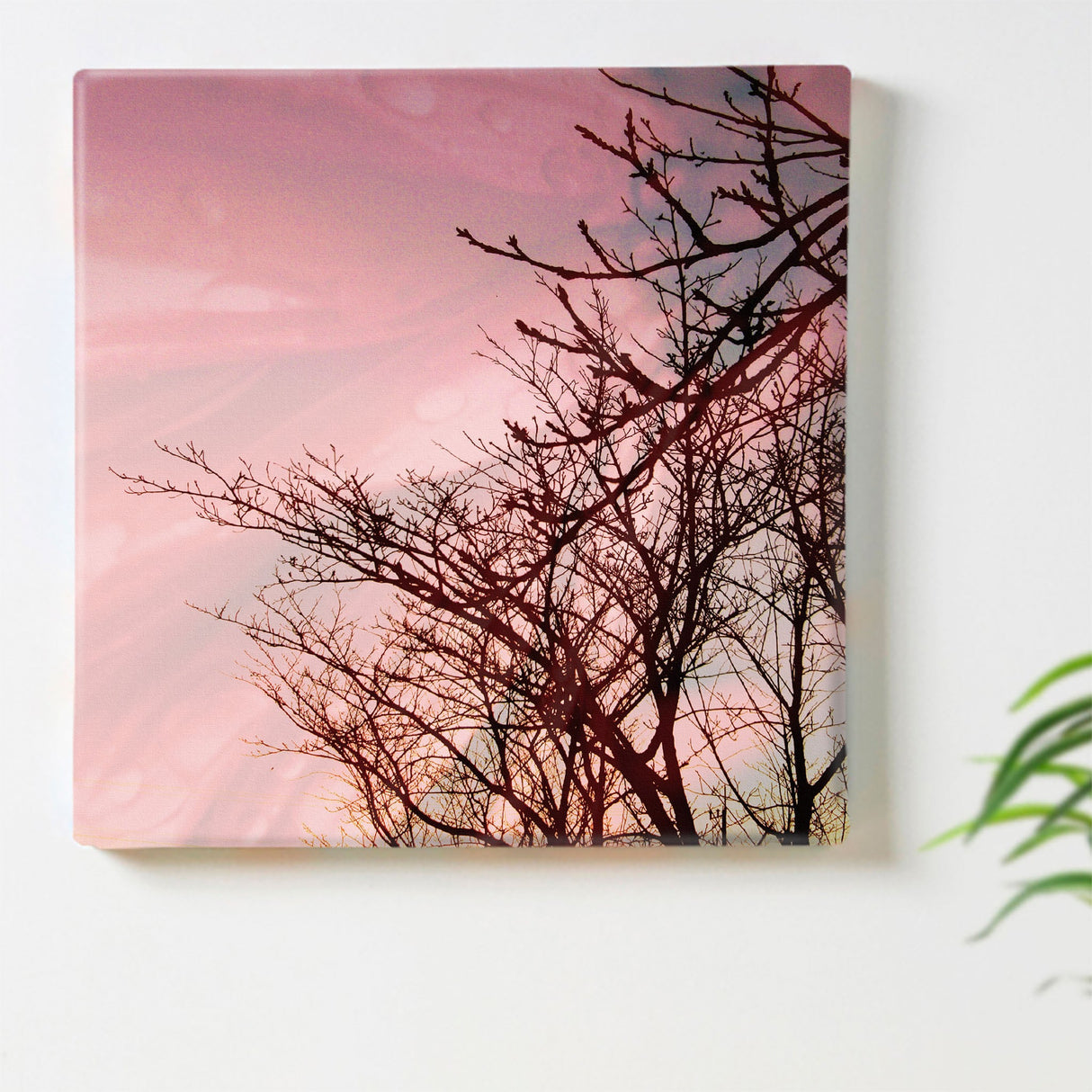 木と花のファブリックパネル 一人暮らし インテリア tnk-0005