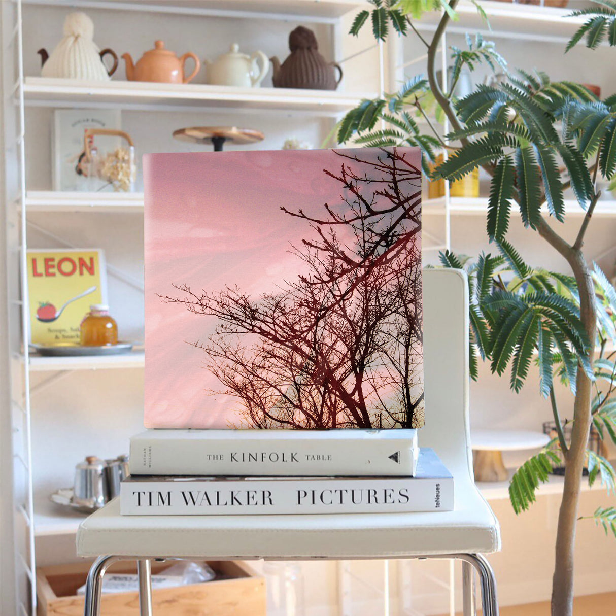 木と花のファブリックパネル 一人暮らし インテリア tnk-0005