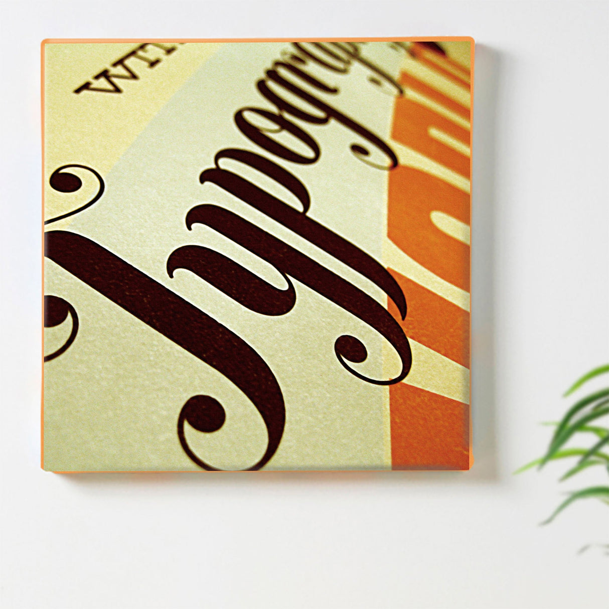 クールなタイポグラフのファブリックパネル 一人暮らし インテリア typ-0007