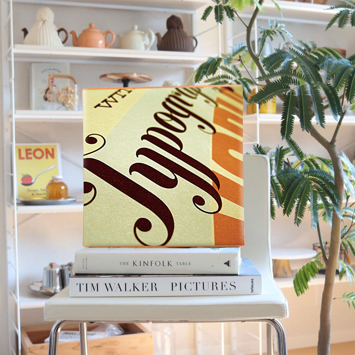 クールなタイポグラフのファブリックパネル 一人暮らし インテリア typ-0007