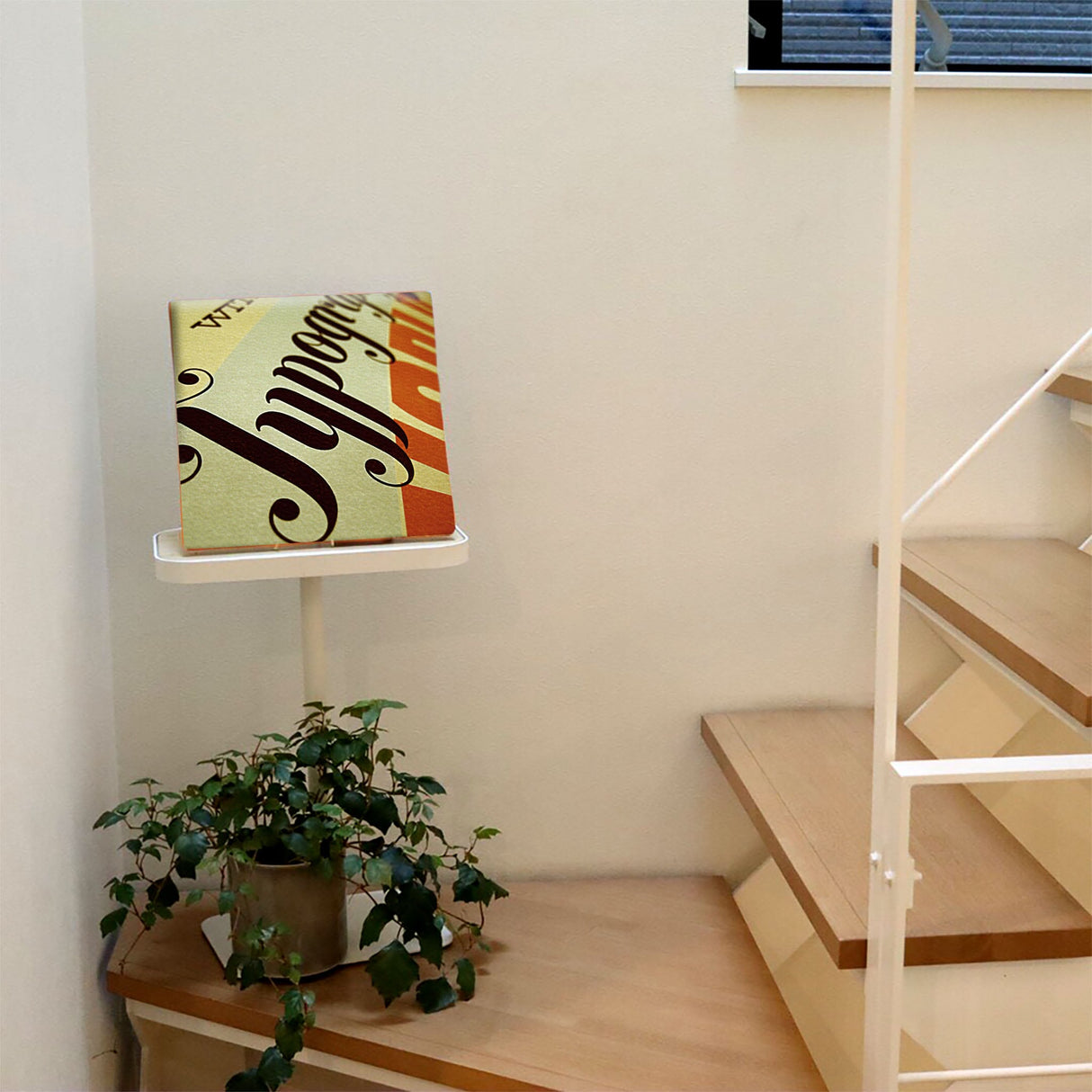 クールなタイポグラフのファブリックパネル 一人暮らし インテリア typ-0007