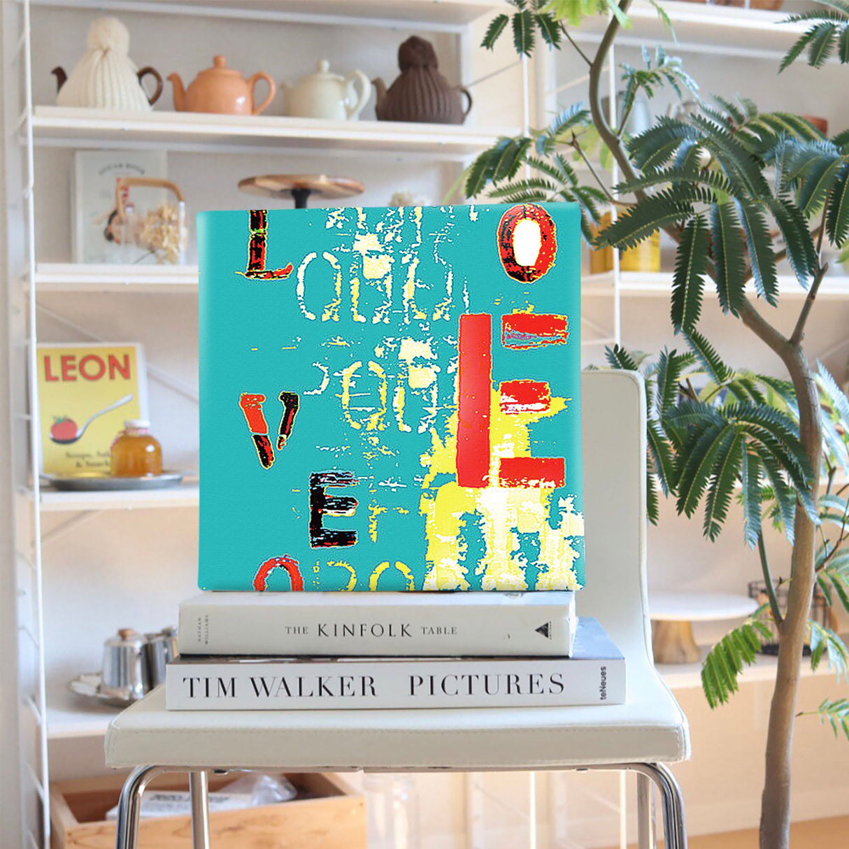 LOVEモチーフ、タイポグラフのアートパネル ウォールデコ インテリア typ-0008