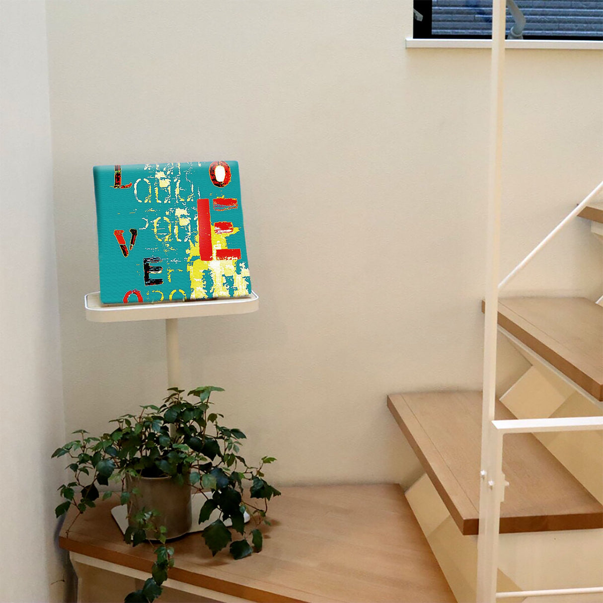 LOVEモチーフ、タイポグラフのアートパネル ウォールデコ インテリア typ-0008