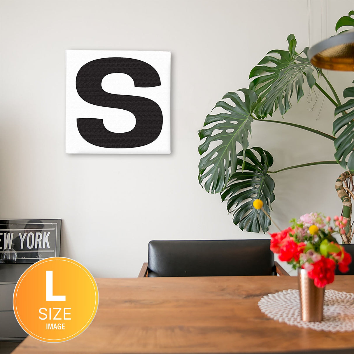 玄関にぴったり、タイポグラフのアートパネル 写真 アート typ-0011