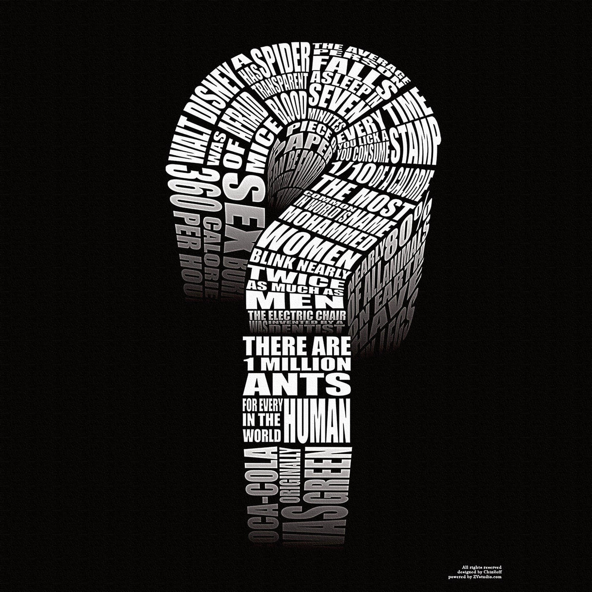 モノトーンカラー、タイポグラフのファブリックパネル インテリア 雑貨 typ-0022