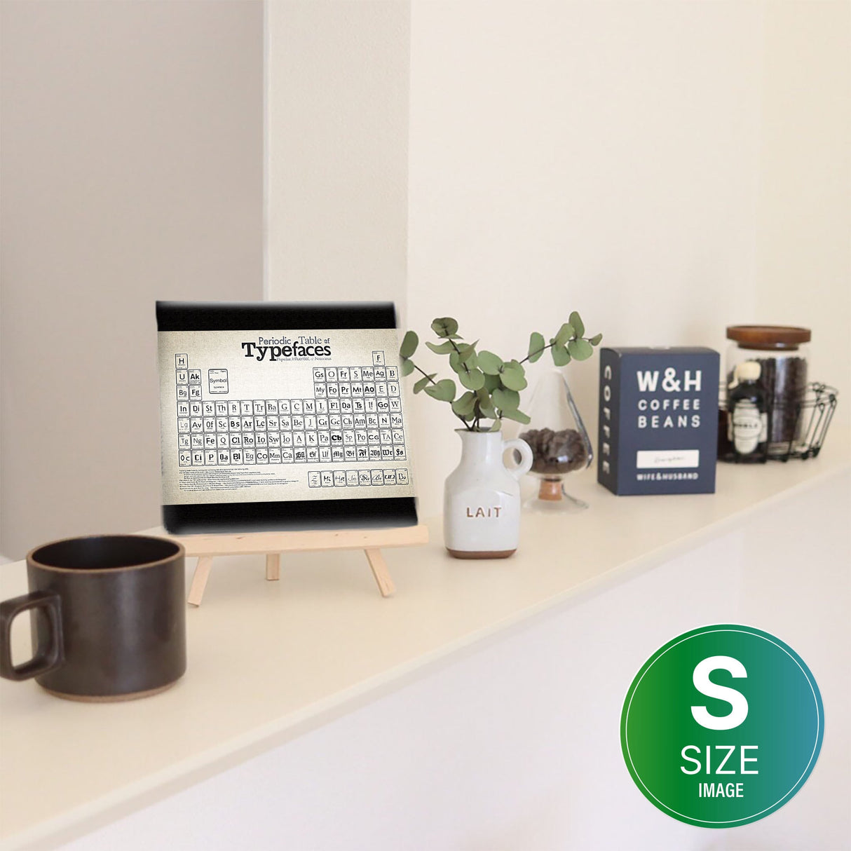 タイポグラフの壁掛けインテリア小物 壁掛け アート typ-0024