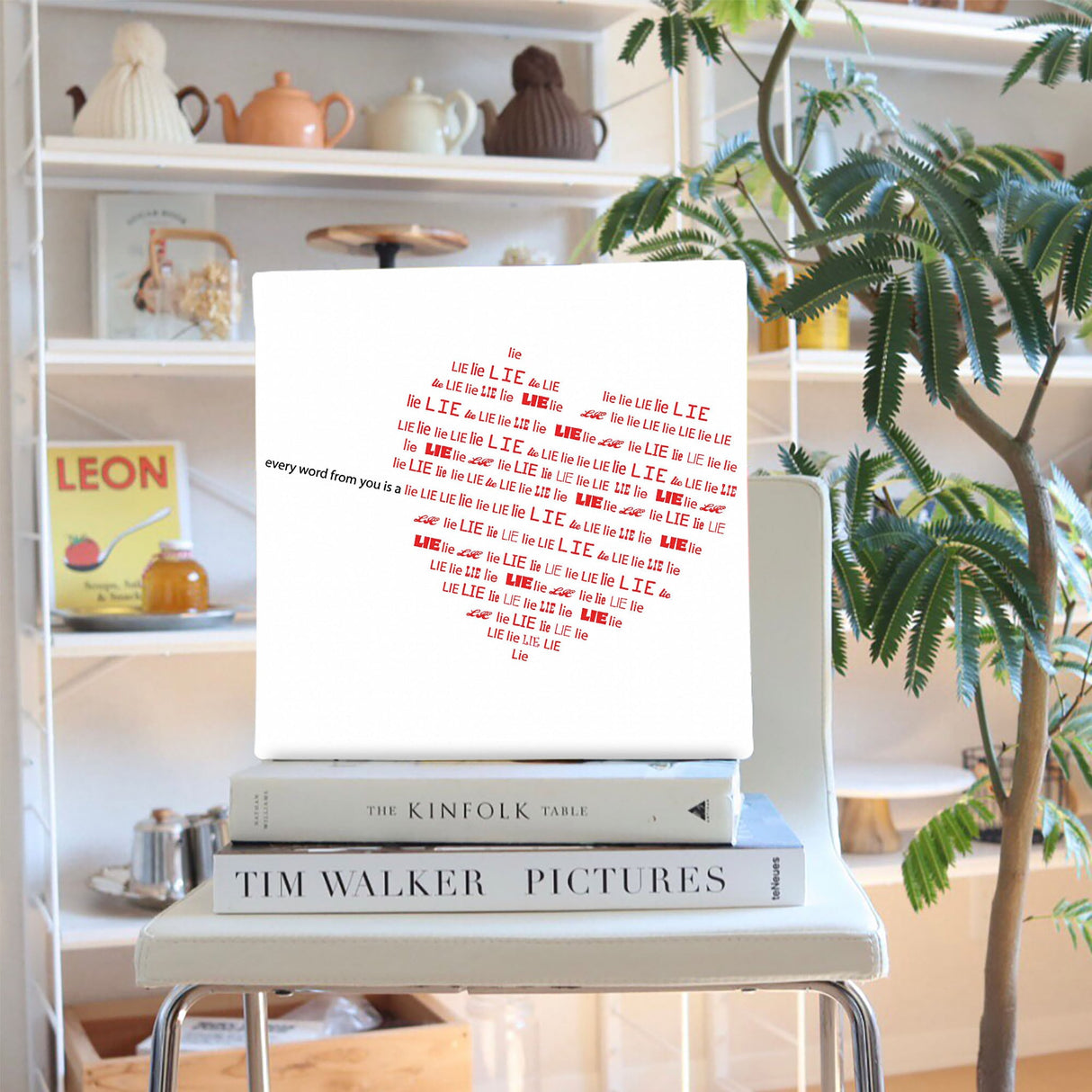 ハートモチーフのアートパネル インテリア アート typ-0028