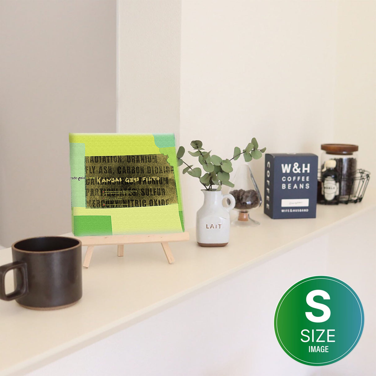 タイポグラフの壁掛け、ファブリックパネル 写真 壁掛け typ-0030