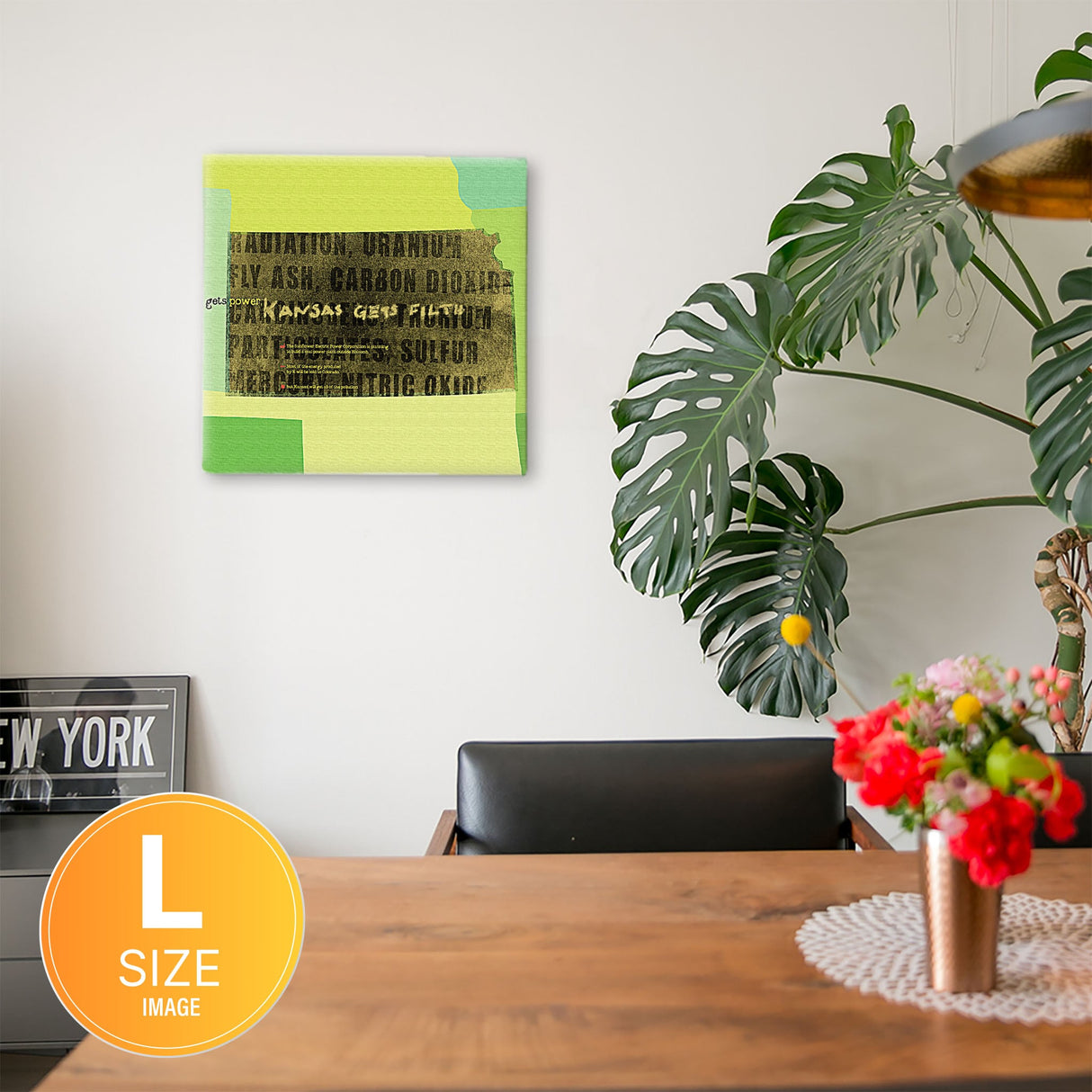 タイポグラフの壁掛け、ファブリックパネル 写真 壁掛け typ-0030