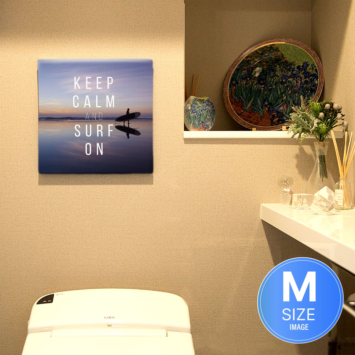 Surf culture wall decor Interior art miscellaneous goods typ-0031