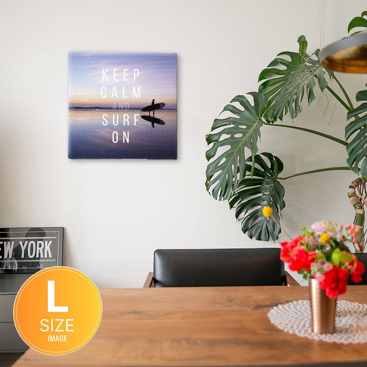 Surf culture wall decor Interior art miscellaneous goods typ-0031