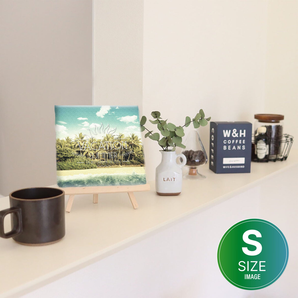 ビーチのファブリックパネル インテリア アート 雑貨 typ-0032