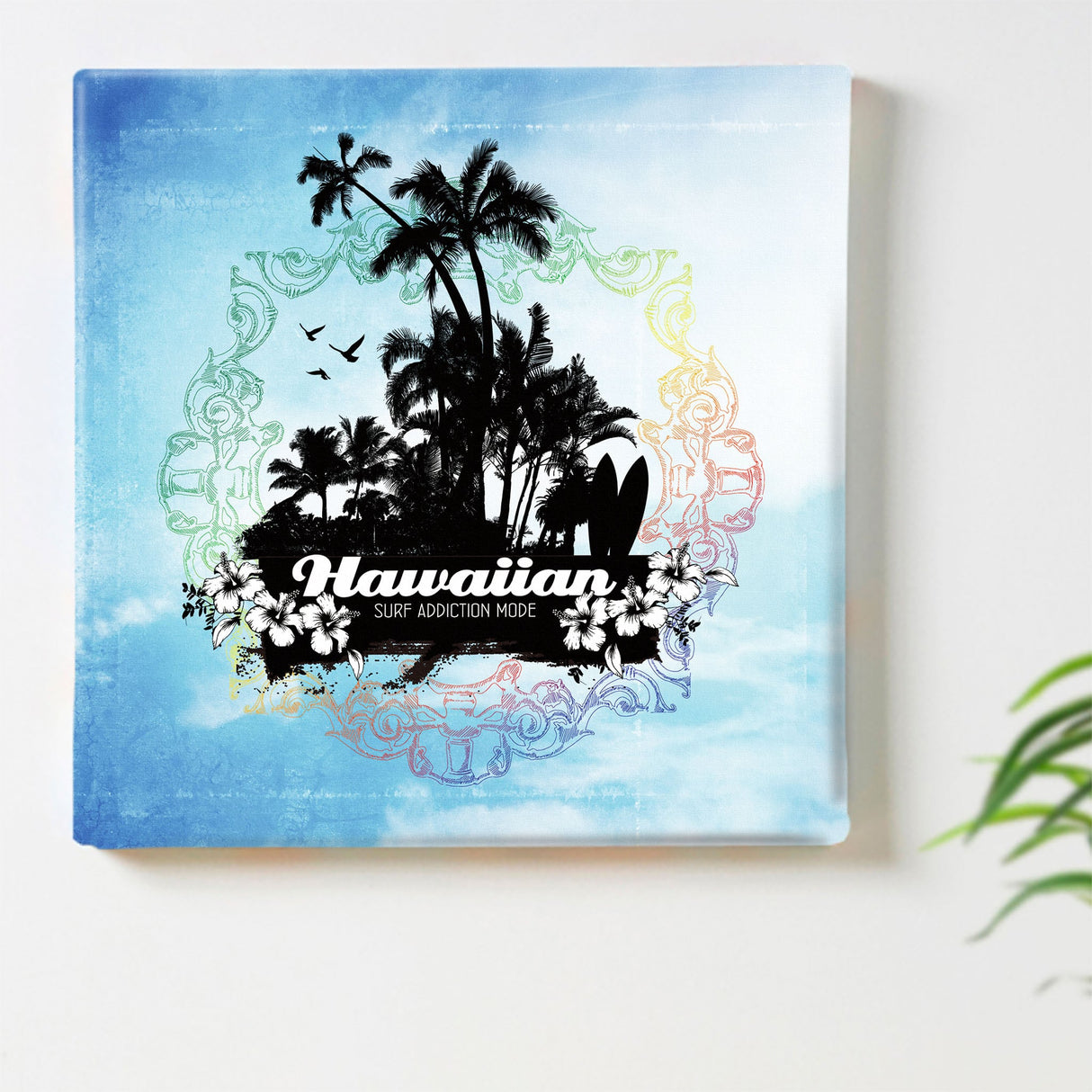 ハワイアンの壁掛けインテリア インテリア アート 雑貨 typ-0034