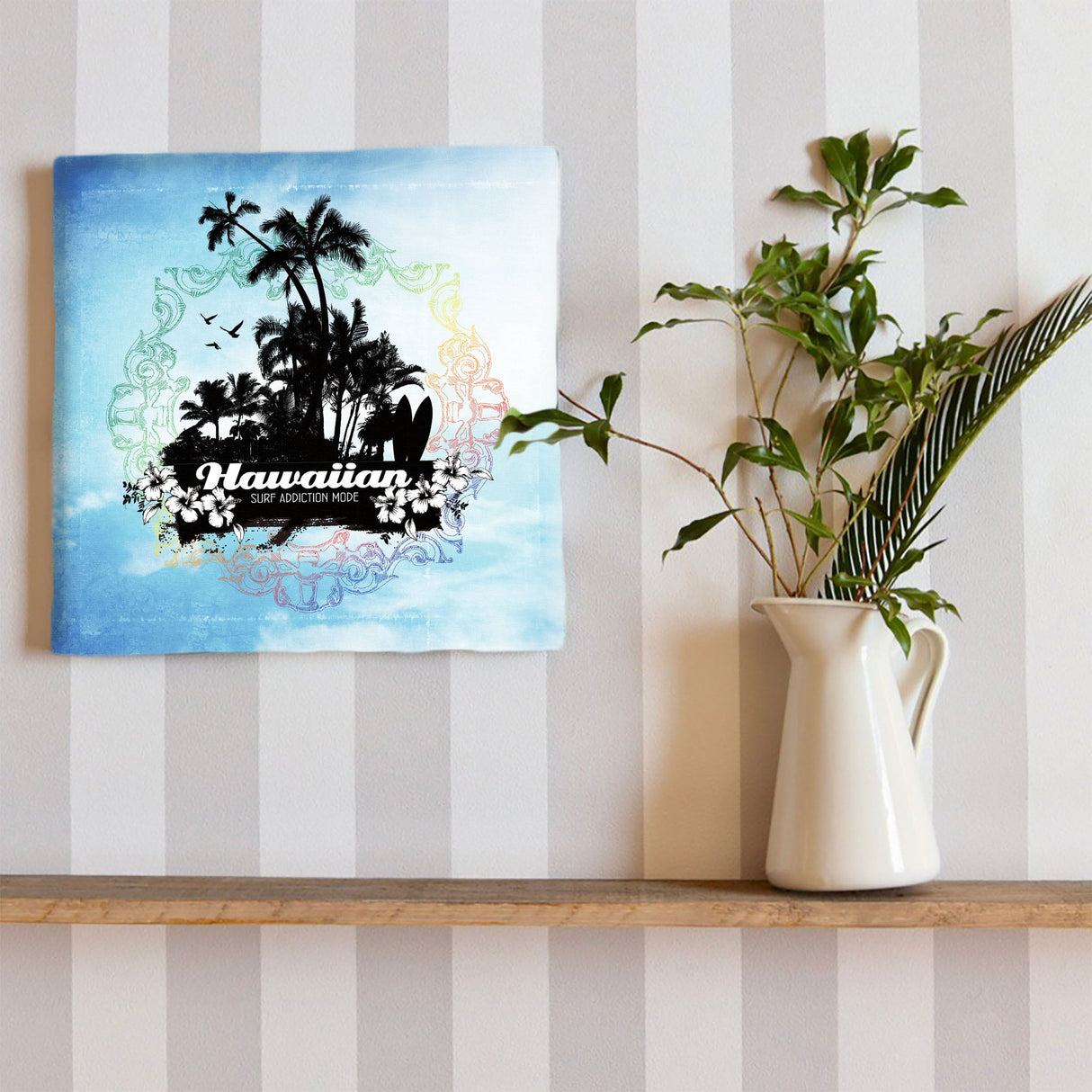 ハワイアンの壁掛けインテリア インテリア アート 雑貨 typ-0034