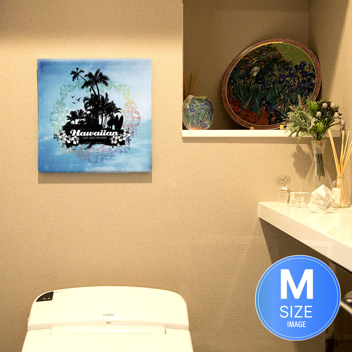 ハワイアンの壁掛けインテリア インテリア アート 雑貨 typ-0034