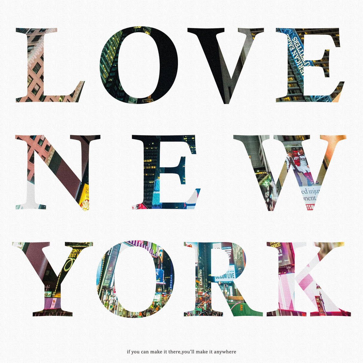 Typography art panel Interior goods Art Simple modern typ-0040