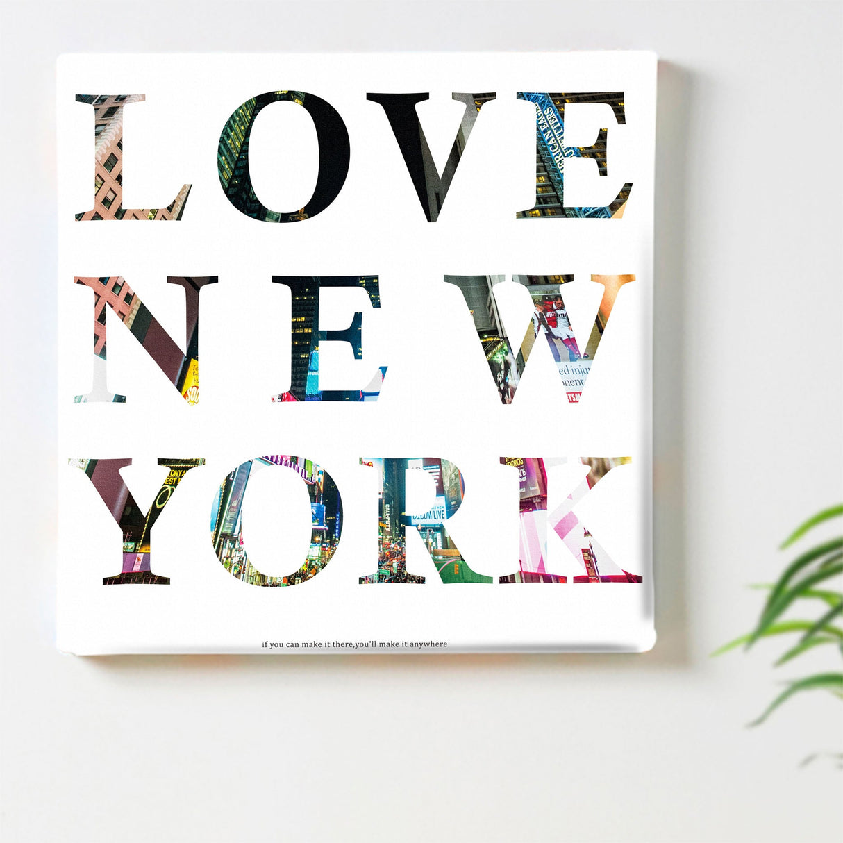 Typography art panel Interior goods Art Simple modern typ-0040