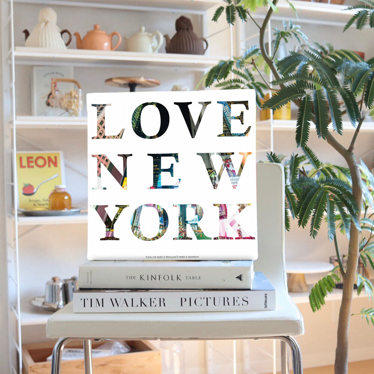 Typography art panel Interior goods Art Simple modern typ-0040