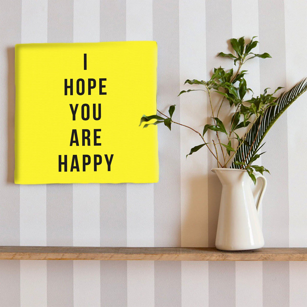 タイポグラフィの壁掛けアート インテリア 雑貨 アート ポップアート ハッピー typ-1610-001