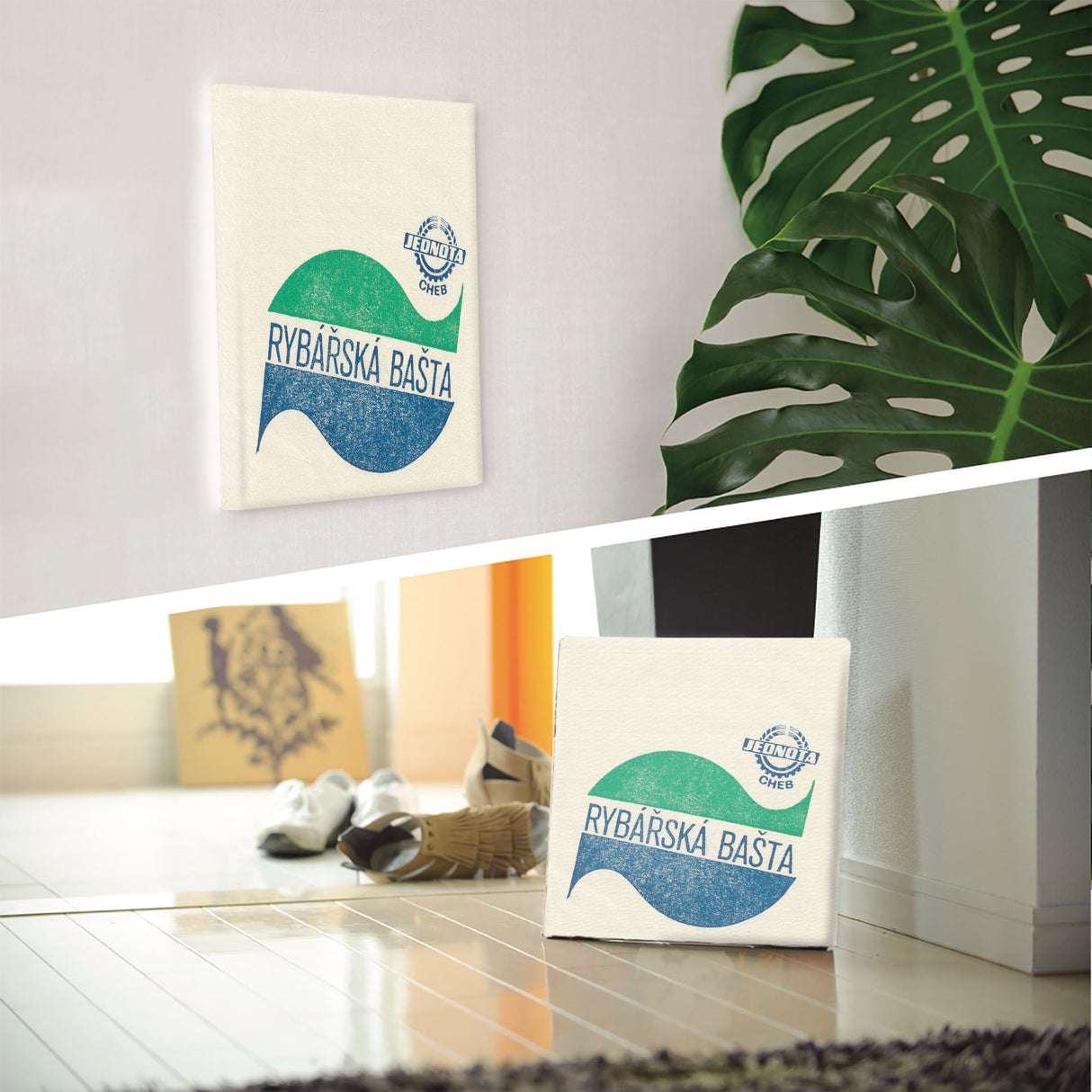 Fabric panel with a Scandinavian taste Interior goods Art Typography Simple typ-1702-003