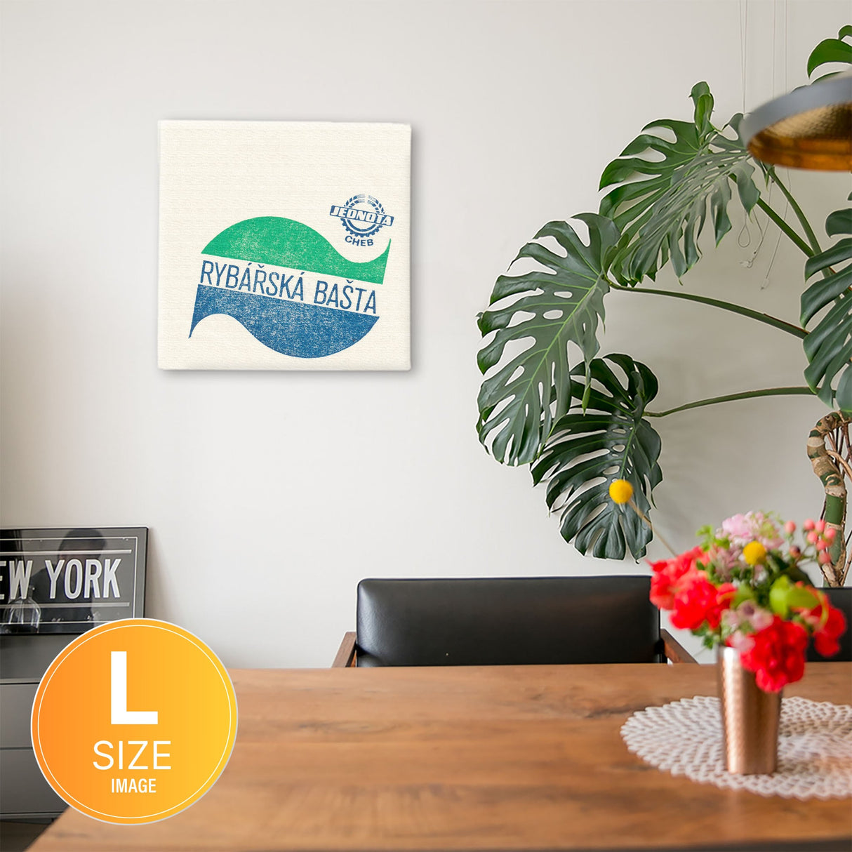 Fabric panel with a Scandinavian taste Interior goods Art Typography Simple typ-1702-003