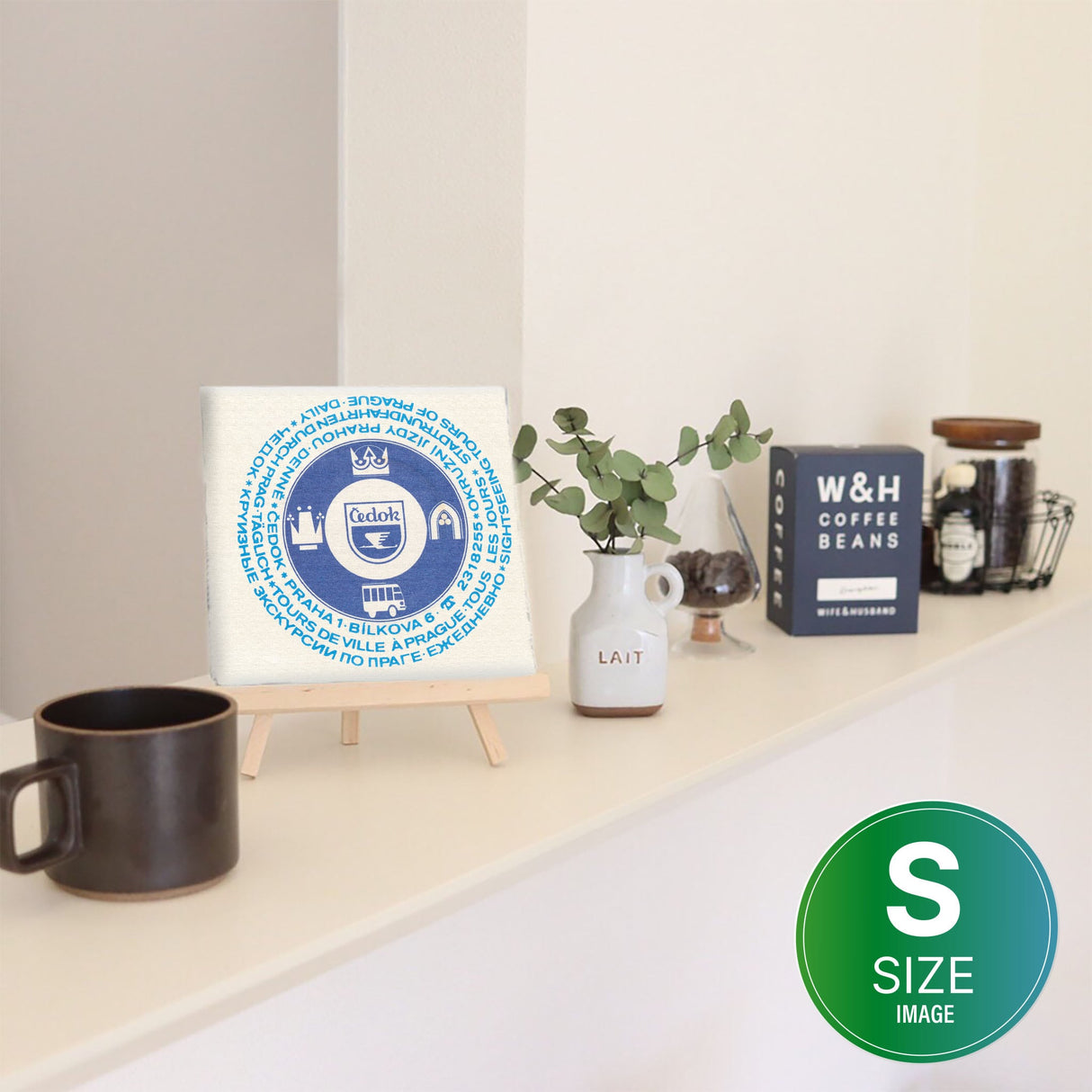 Scandinavian-style wall decor, interior goods, art, typography, simple typ-1702-004