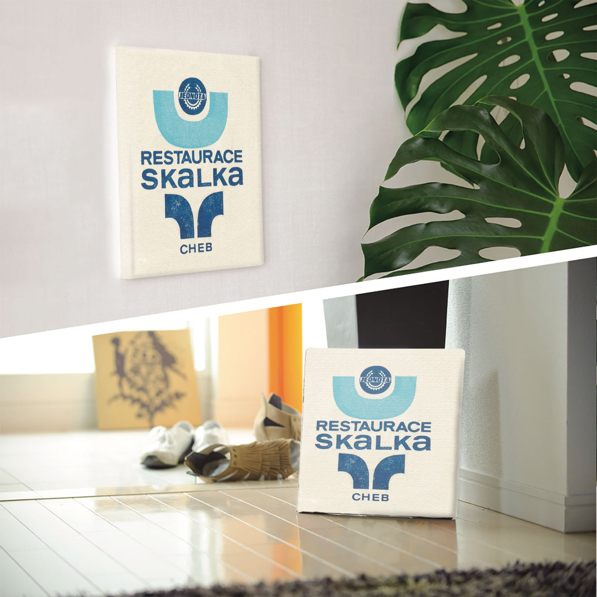 Fabric panel with a Scandinavian taste Interior goods Art Typography Simple typ-1702-005