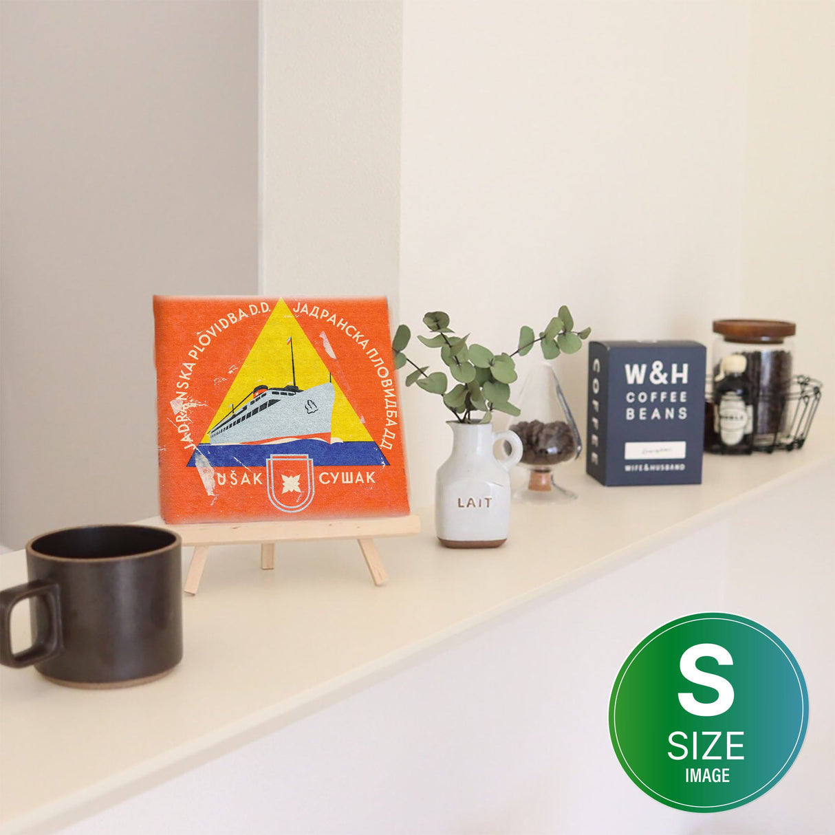 Scandinavian-style wall art, interior goods, art, typography, simple, typ-1702-007