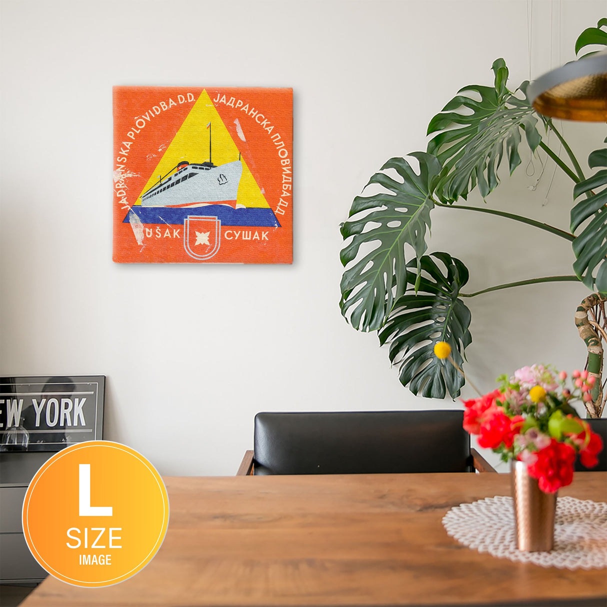 Scandinavian-style wall art, interior goods, art, typography, simple, typ-1702-007