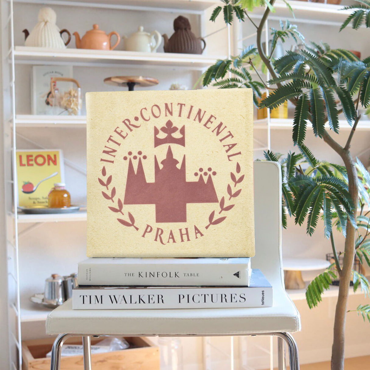 Fabric board with a Scandinavian feel Interior goods Art Typography Simple typ-1702-008