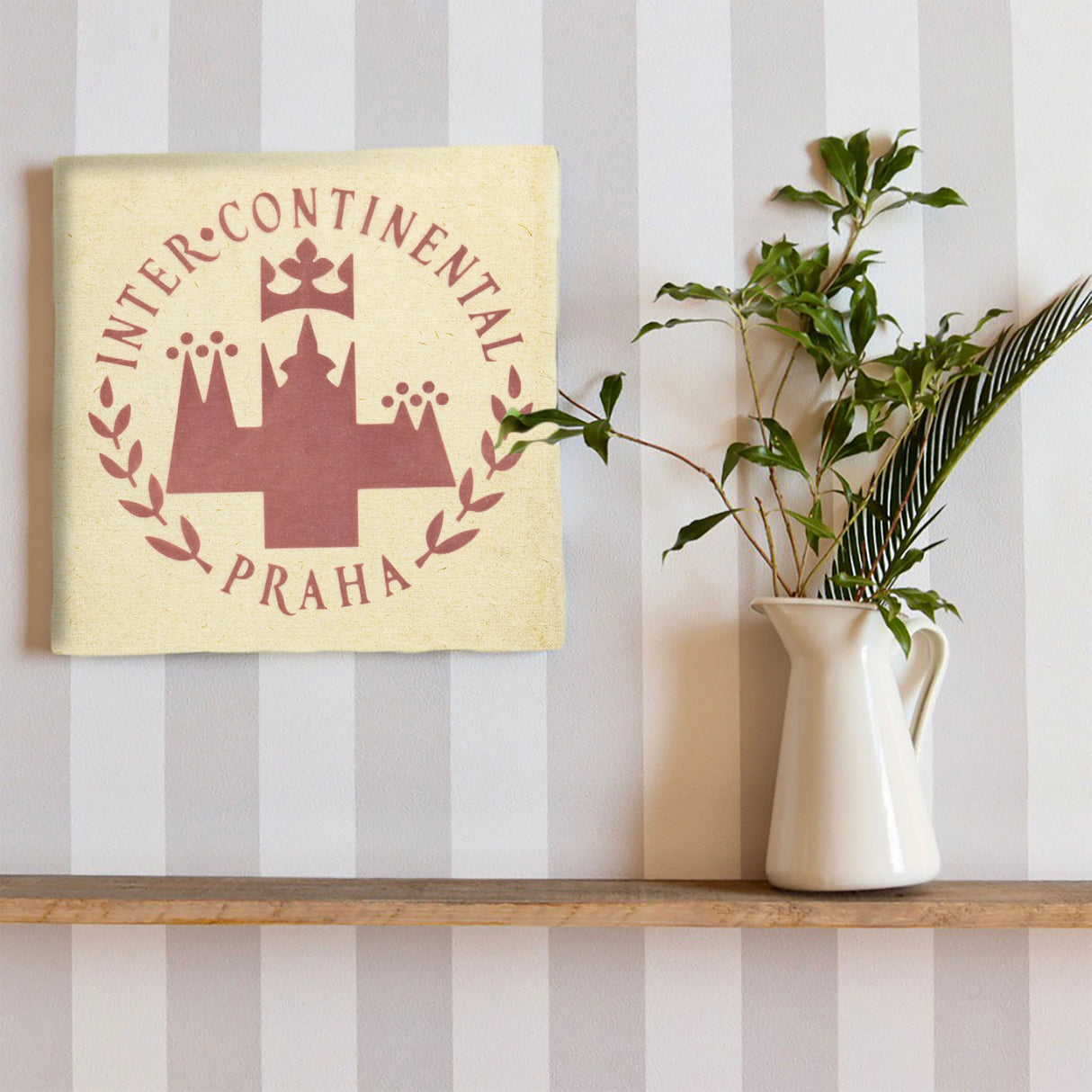 Fabric board with a Scandinavian feel Interior goods Art Typography Simple typ-1702-008