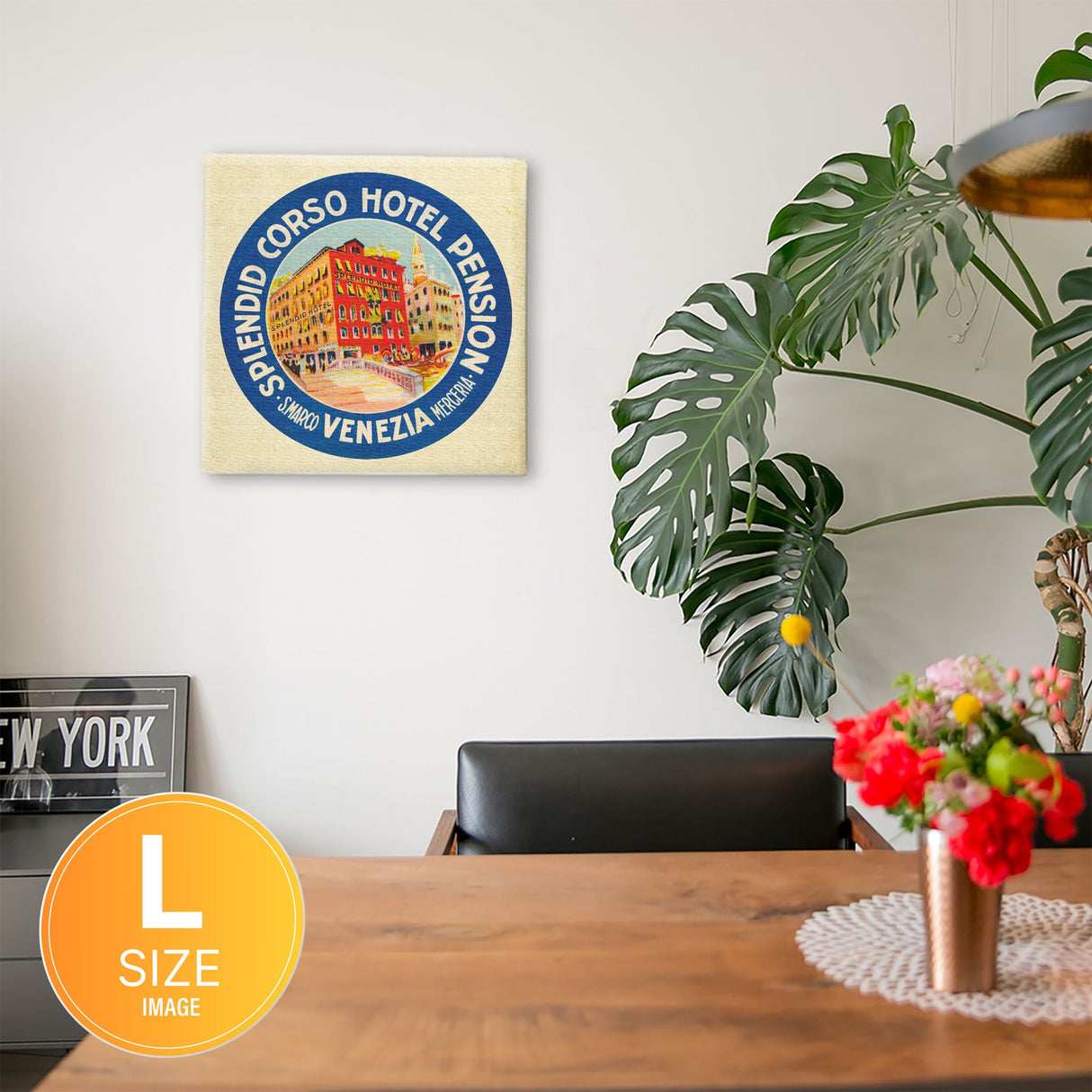 Fabric panel with a Scandinavian taste Interior goods Art Typography Simple typ-1702-009