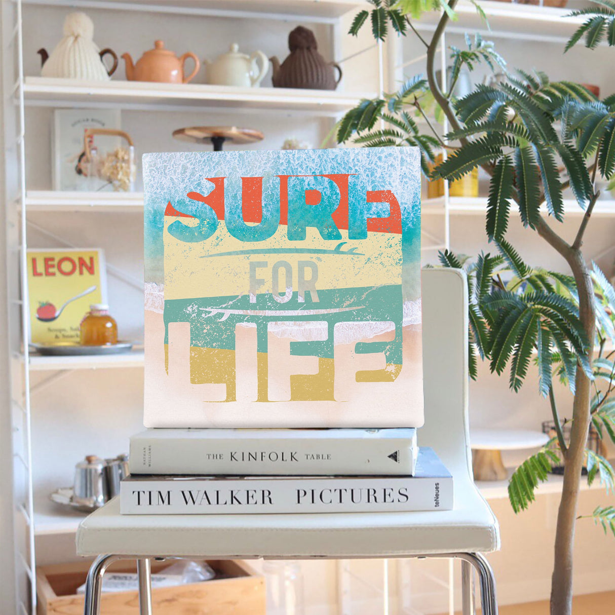 Surf wall art interior goods art panel canvas typo-1805-02