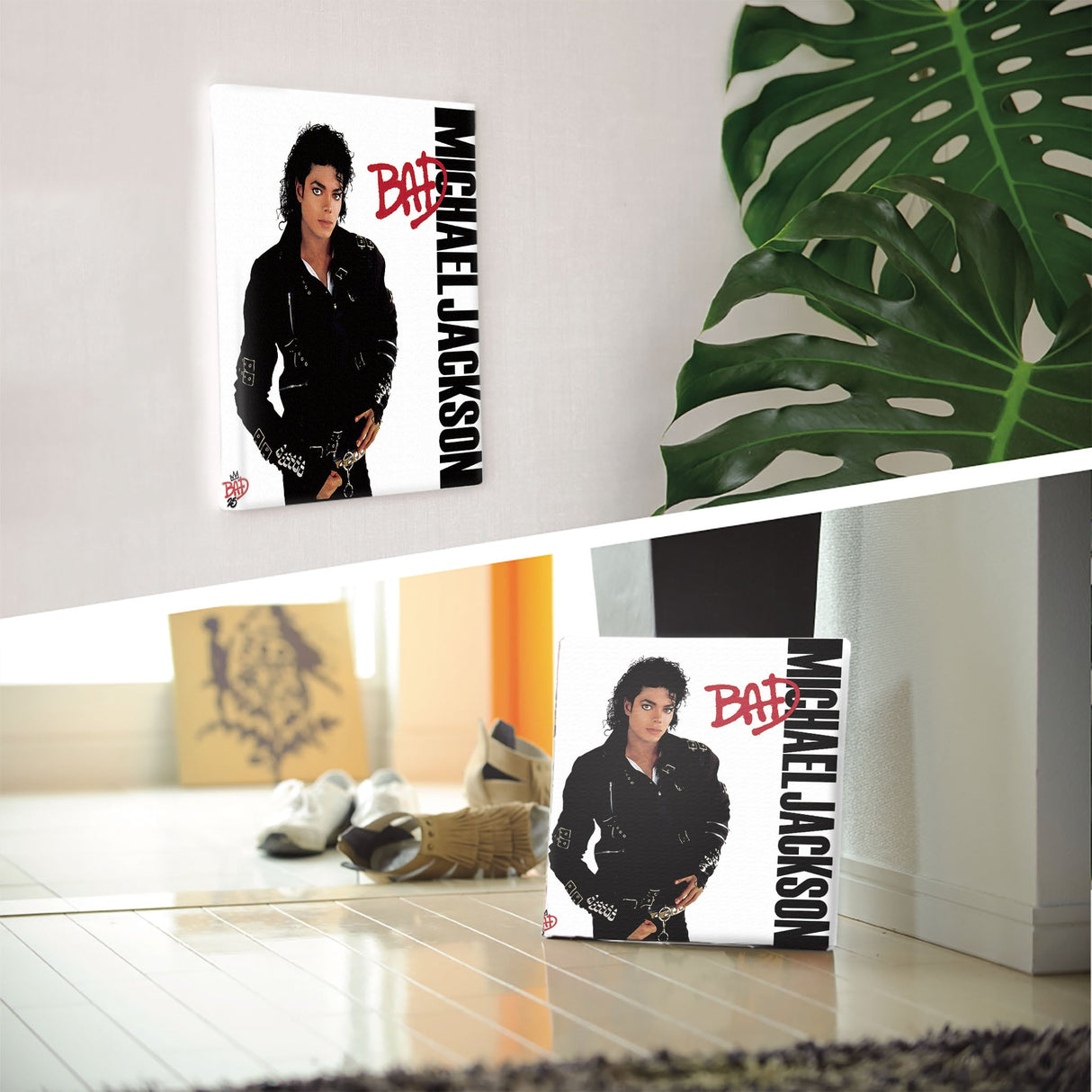 MichaelJackson(マイケル・ジャクソン)のファブリックパネル 壁掛け アート unv-0003