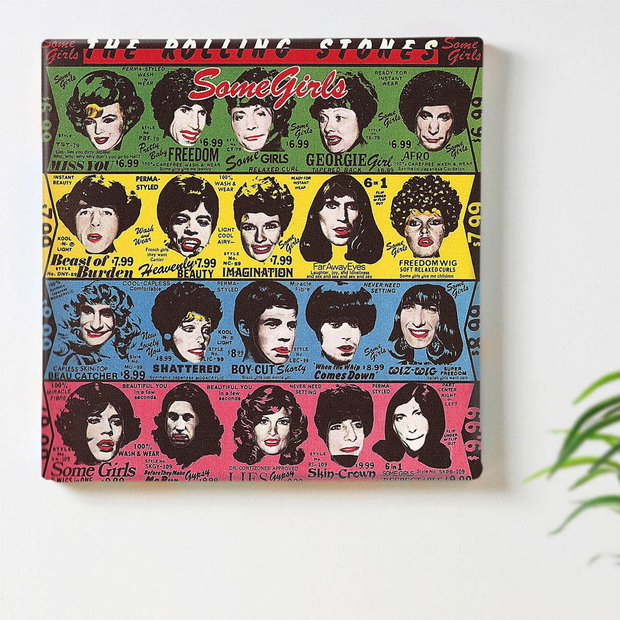 RollingStones(ローリング・ストーンズ)のファブリックパネル unv-0020