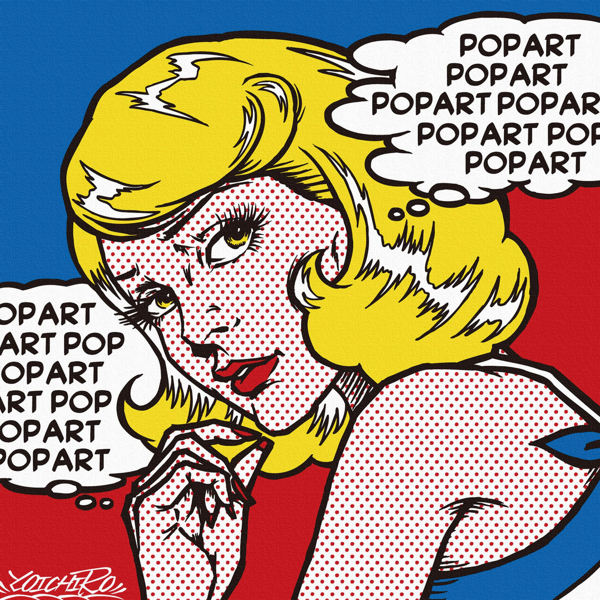 壁掛けインテリアにファブリックパネル|YOICHIRO ポスター アート yoi-0002