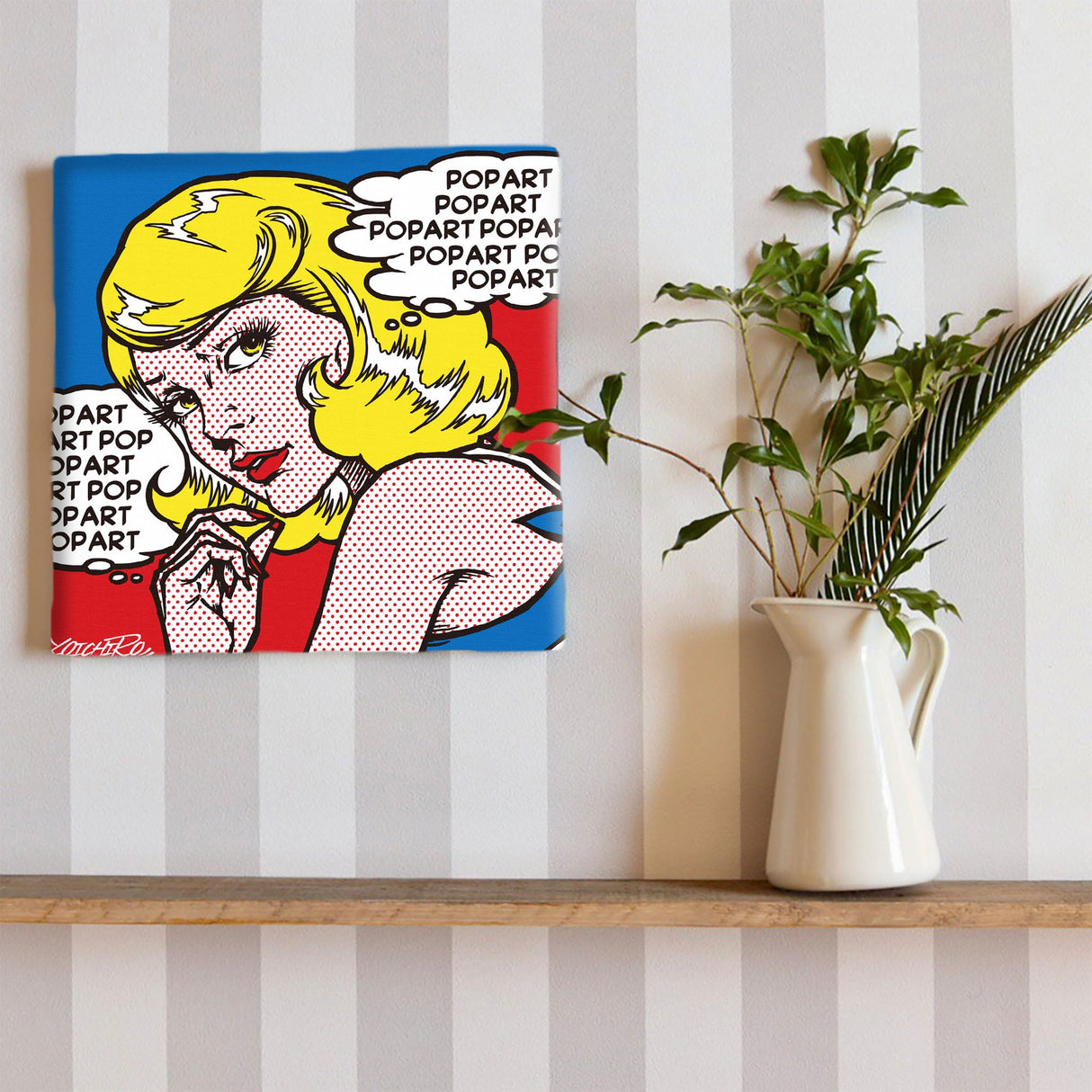 壁掛けインテリアにファブリックパネル|YOICHIRO ポスター アート yoi-0002