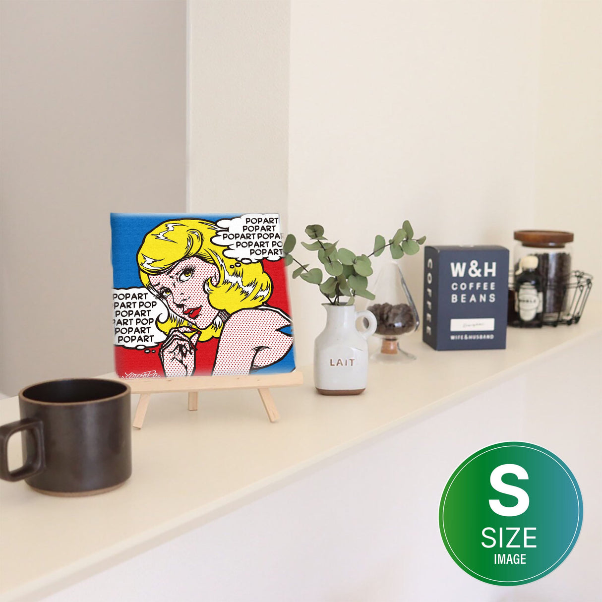 壁掛けインテリアにファブリックパネル|YOICHIRO ポスター アート yoi-0002