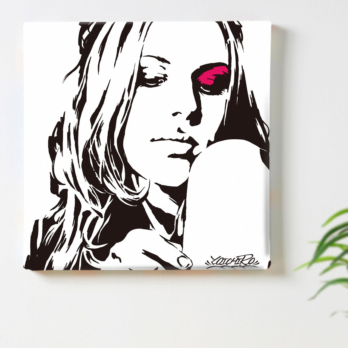 YOICHIROのファブリックパネル インテリア アート yoi-0003