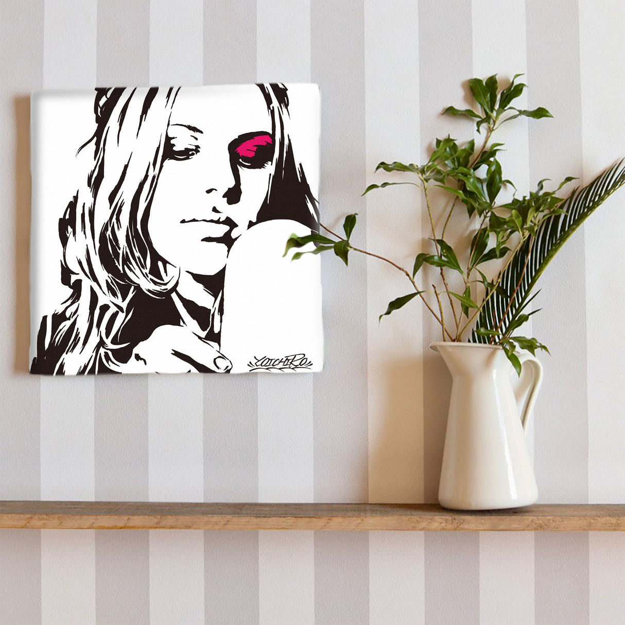 YOICHIROのファブリックパネル インテリア アート yoi-0003