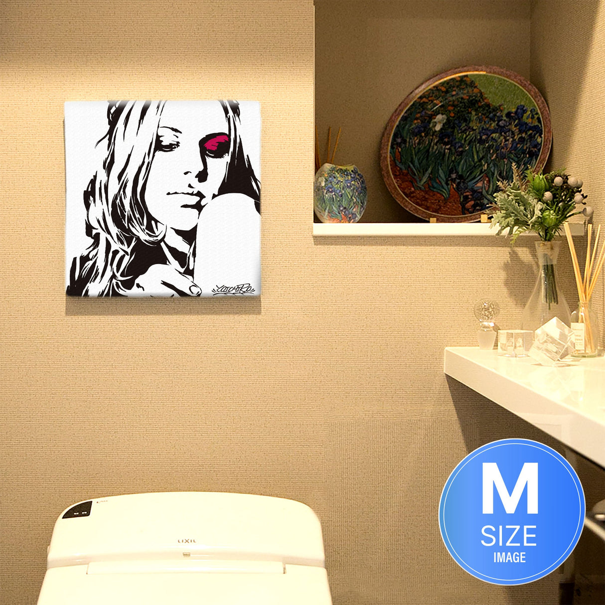 YOICHIROのファブリックパネル インテリア アート yoi-0003