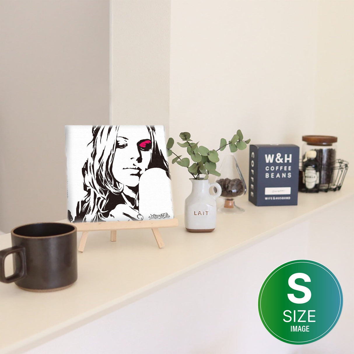 YOICHIROのファブリックパネル インテリア アート yoi-0003