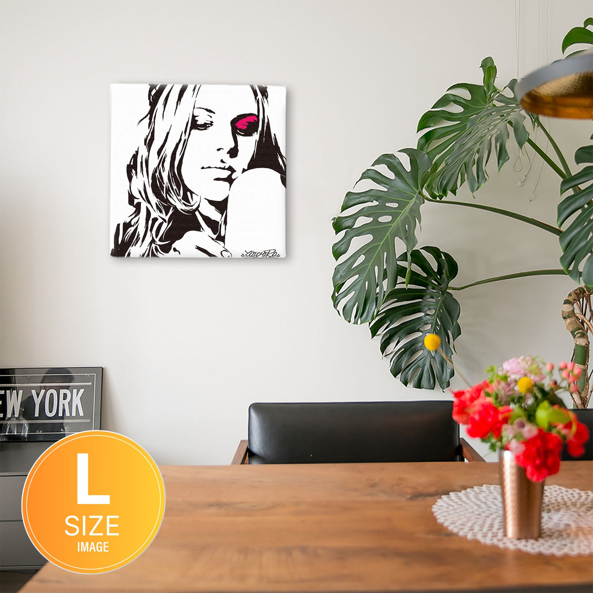 YOICHIROのファブリックパネル インテリア アート yoi-0003