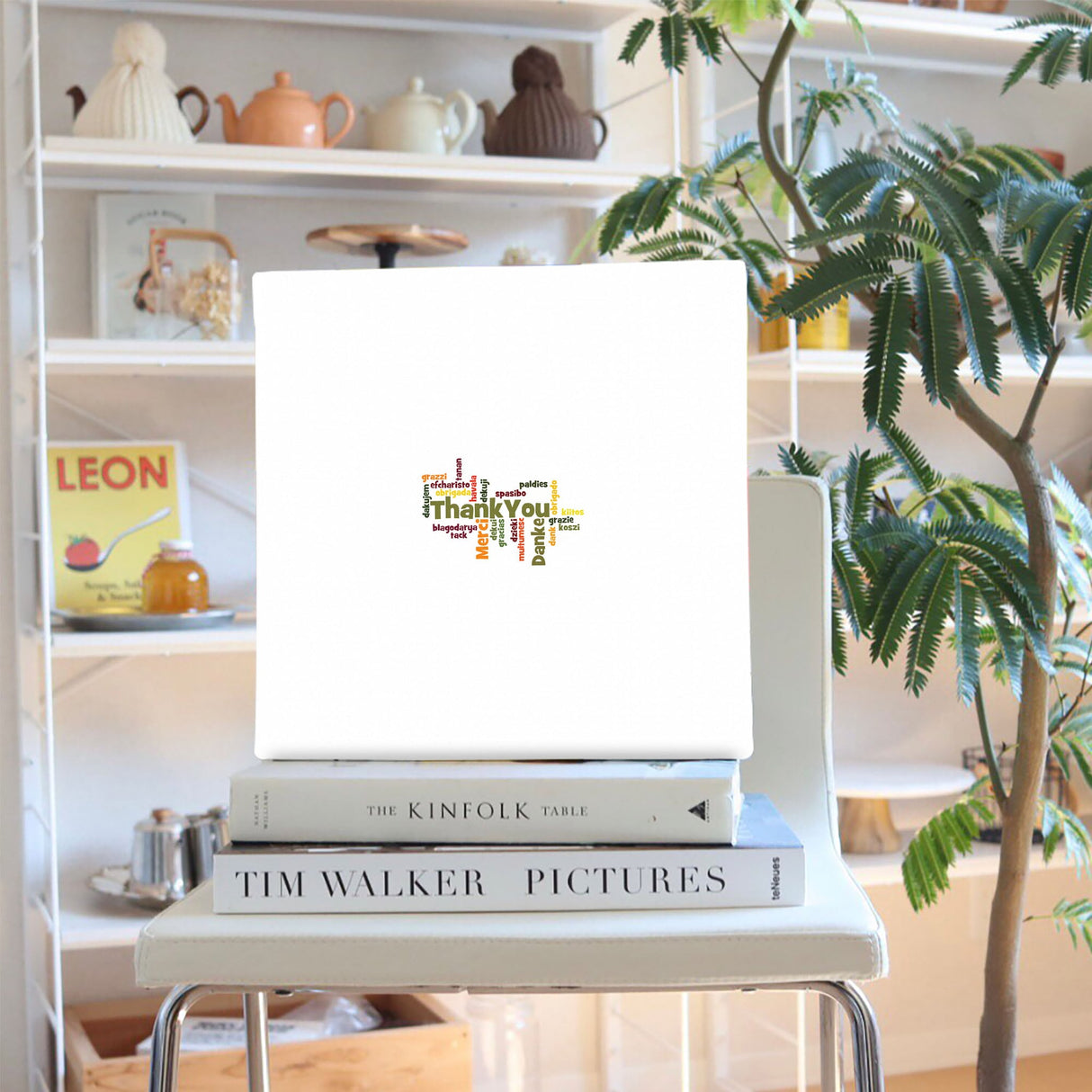 Express your gratitude! Fabric panel with message boards for single living interior yse-0002