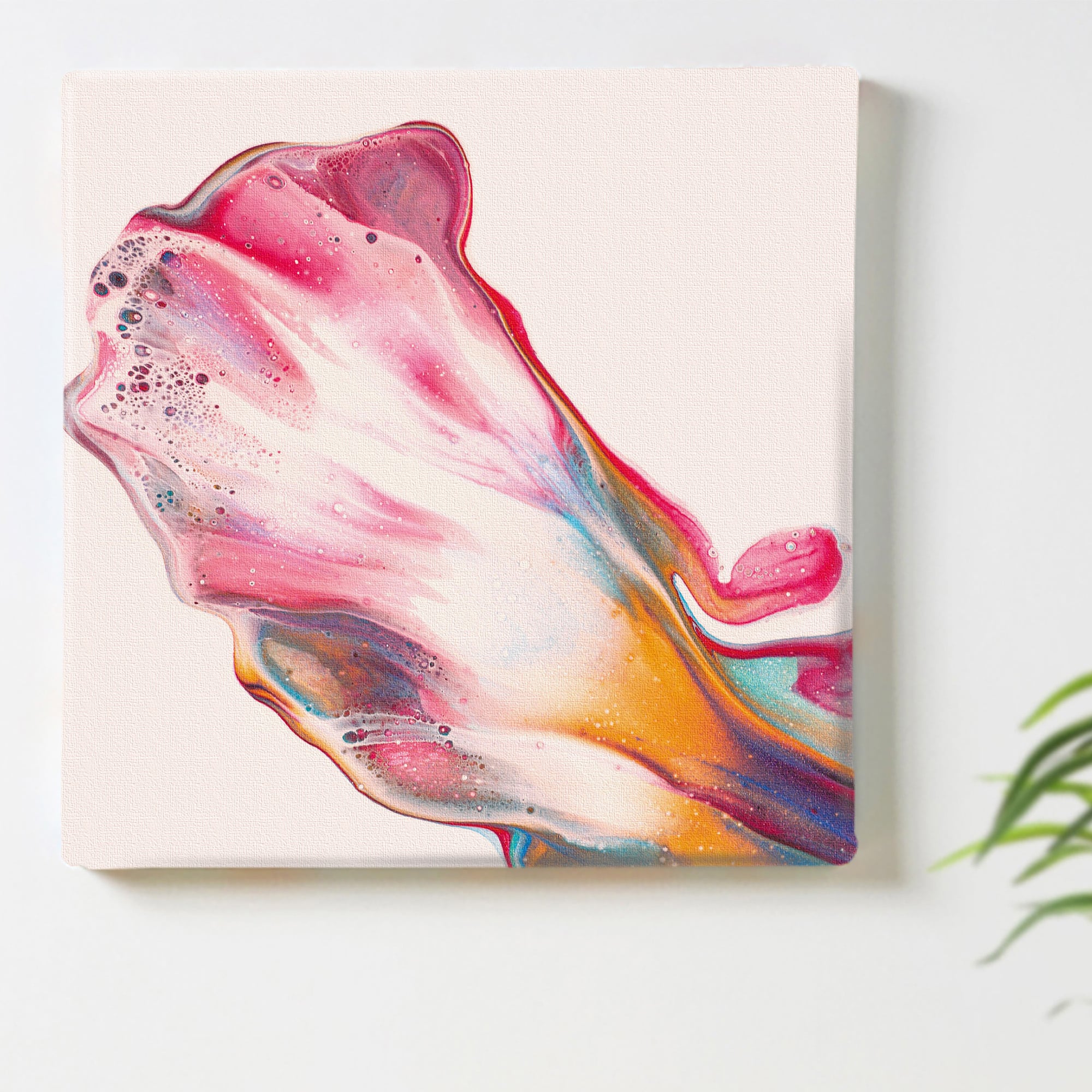 色彩が舞う、朝の抽象アート｜Flowing Into the Day – ArtDeli. アート