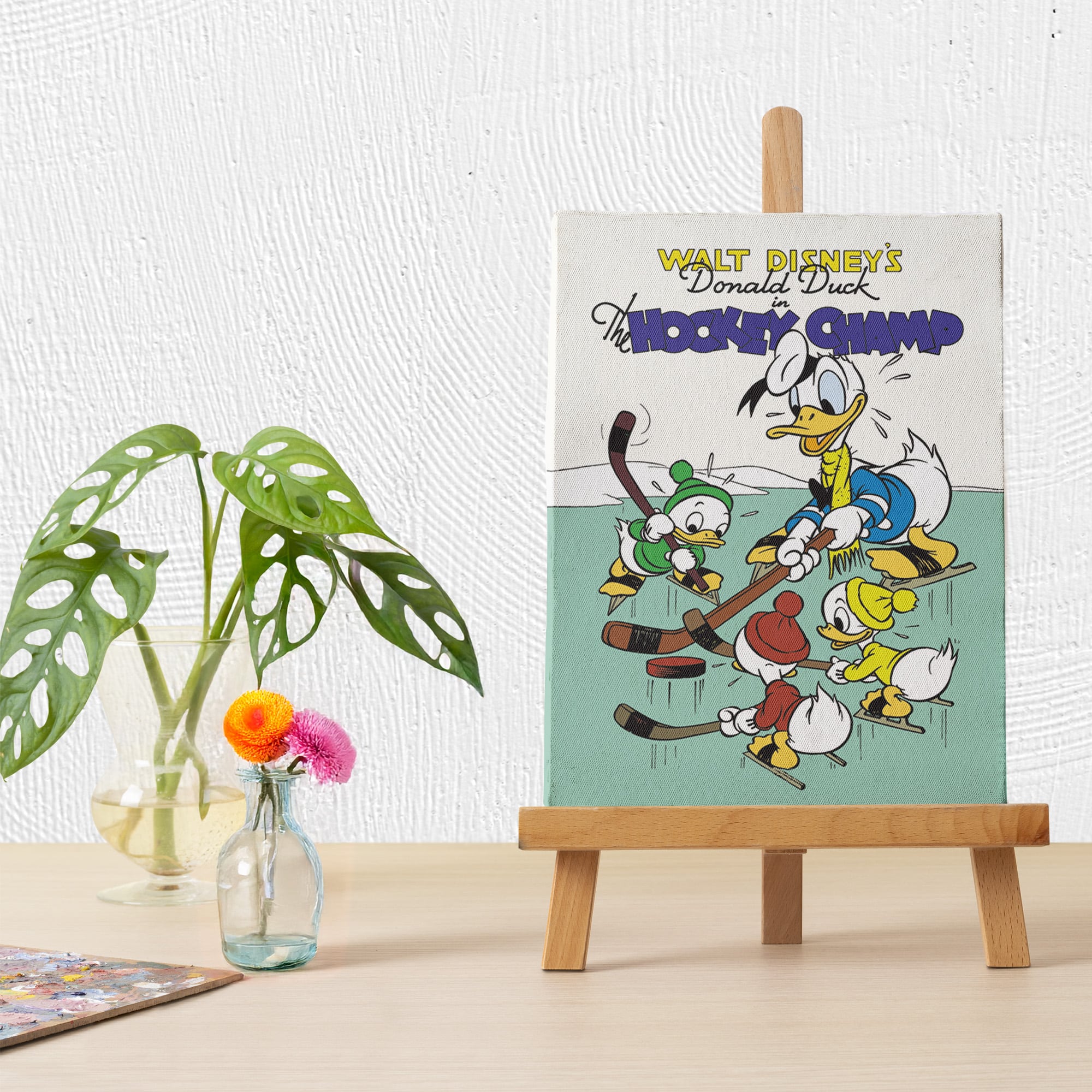 ディズニー クラシックポスター｜ドナルド ホッケーチャンプ