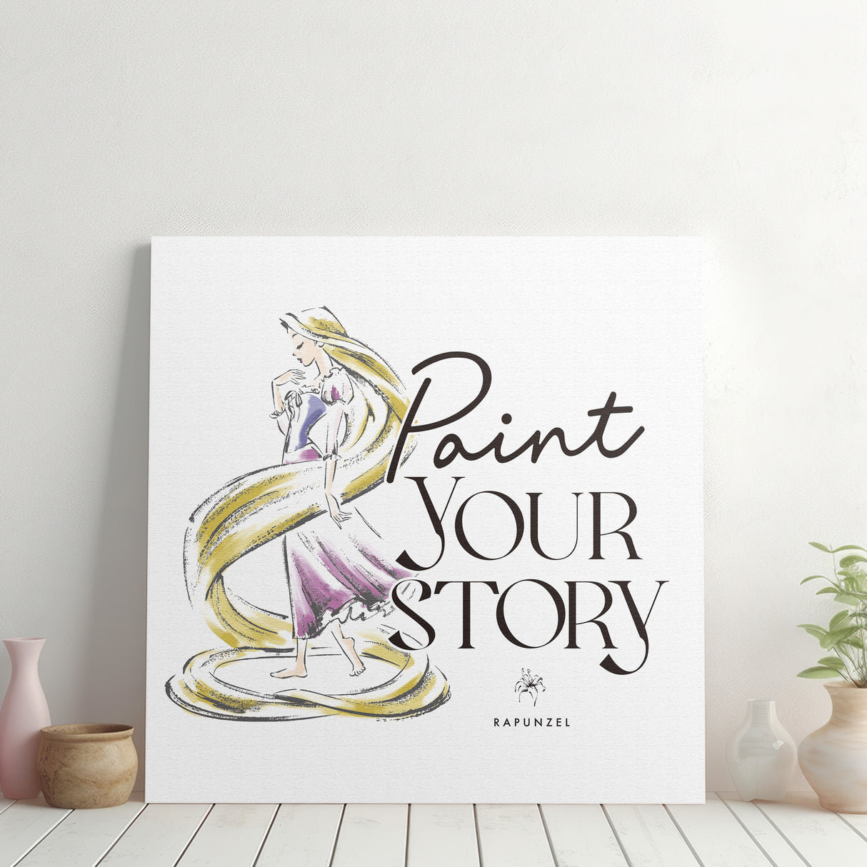Paint Your Story – ラプンツェルのアートパネル