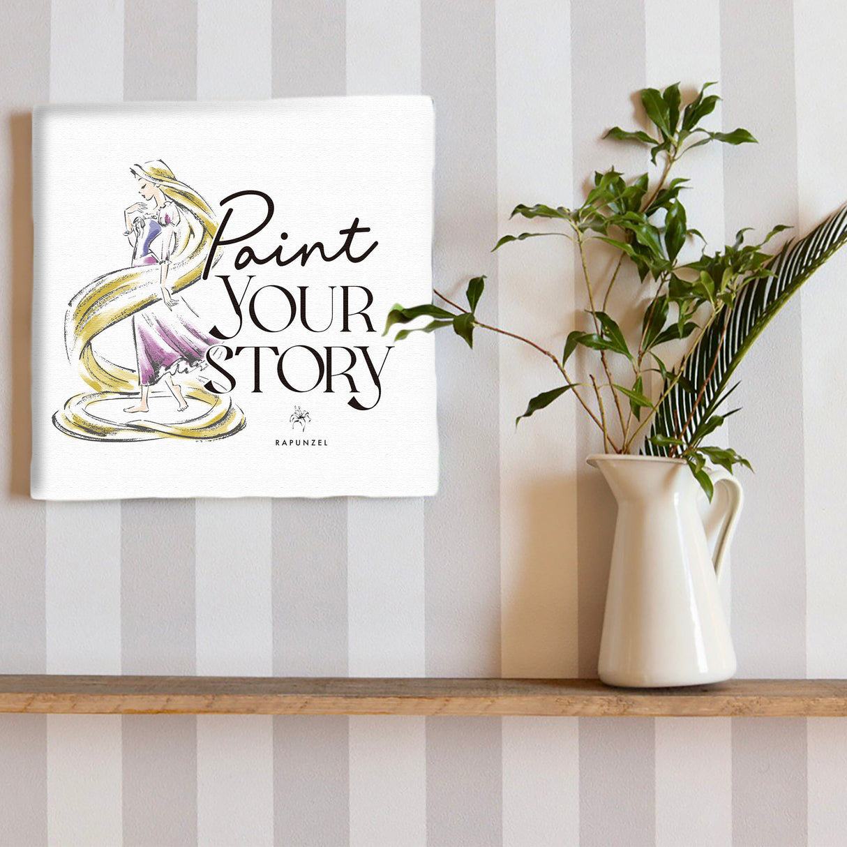 Paint Your Story – ラプンツェルのアートパネル