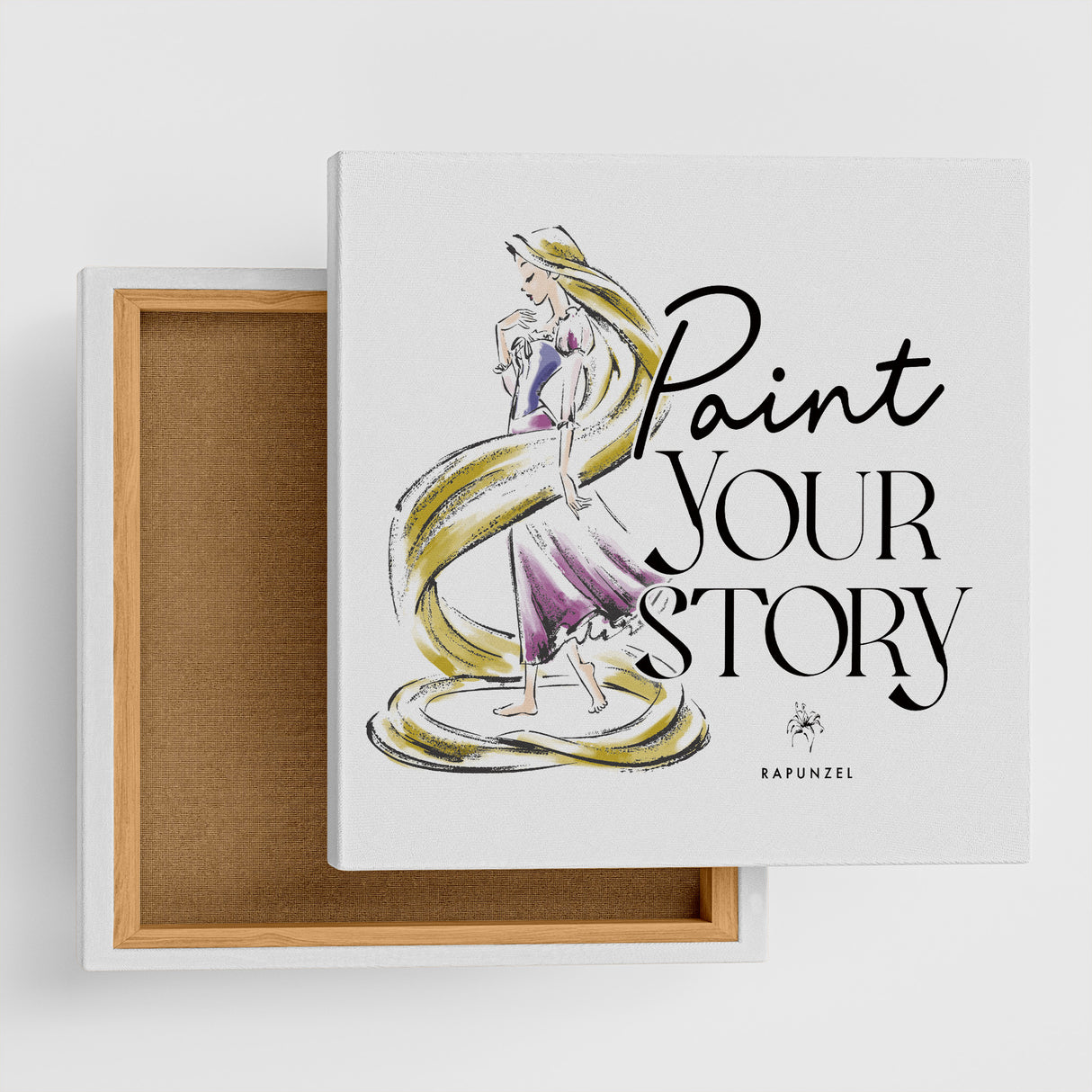 Paint Your Story – ラプンツェルのアートパネル