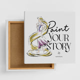 Paint Your Story – ラプンツェルのアートパネル